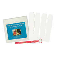 Oral Care Kits - DVD and 4 mouth rests and toothbrush