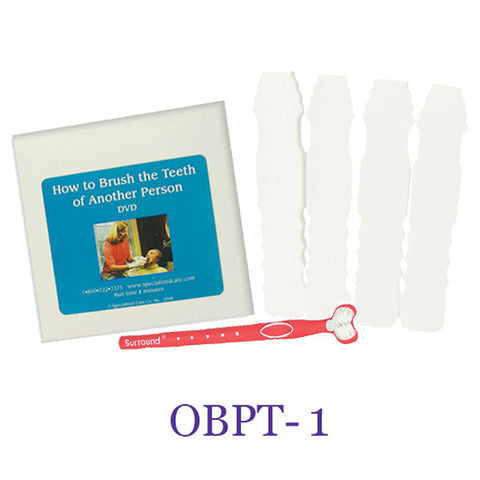 Oral Care Kits - DVD and 4 mouth rests and toothbrush